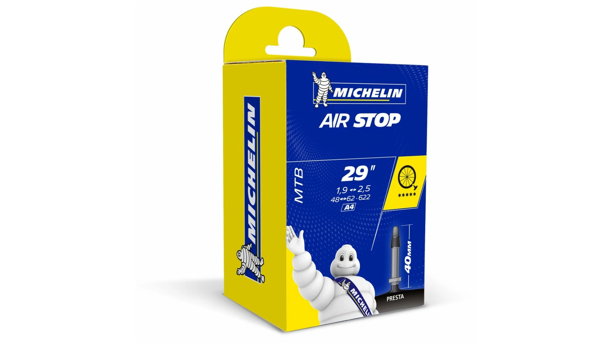 CHAMBRE A AIR 29 X 1.90/2.50 MICHELIN PRESTA 40MM 1 CHAMBRE A AIR 29 X 1.90/2.50 MICHELIN PRESTA 40MM